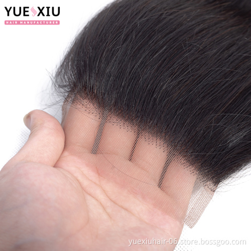 Wholesale Unprocessed Filipino Straight Deep Curly Body Wave Virgin Hair With Silk Base Top Lace Front Closure